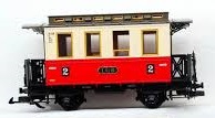 LGB 3011 Personenwagen 2e kl rood/creme occasion