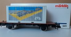 Märklin 5411 Goederenwagen met container (occasion)